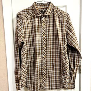 Prana plaid shirt